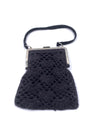 DOLCE 
GABANNA Vintage Wool Evening Shoulder Clutch