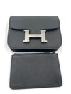 HERMES Black Constance Slim Epsom Leather Palladium Hardware