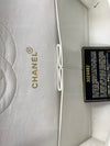 CHANEL Medium Classic Double Flap Bag White with Gold Hardware