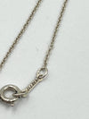 Sold-Tiffany 
Co Elsa Peretti 925 Silver 18mm Large Bean Necklace