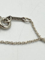 Sold-Tiffany 
Co Elsa Peretti 925 Silver 18mm Large Bean Necklace