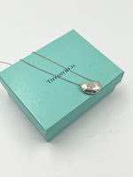 Sold-Tiffany 
Co Elsa Peretti 925 Silver 18mm Large Bean Necklace