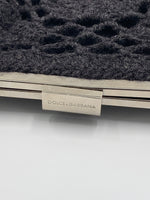 DOLCE 
GABANNA Vintage Wool Evening Shoulder Clutch