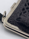 DOLCE 
GABANNA Vintage Wool Evening Shoulder Clutch