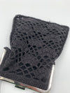 DOLCE 
GABANNA Vintage Wool Evening Shoulder Clutch