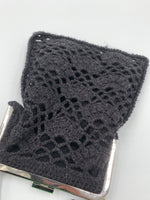 DOLCE 
GABANNA Vintage Wool Evening Shoulder Clutch