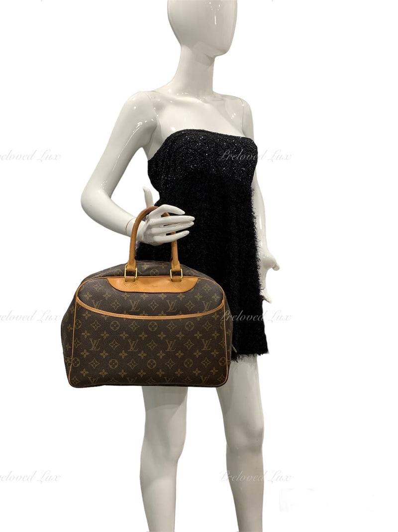 LOUIS VUITTON Monogram Deauville Large Travel Bag