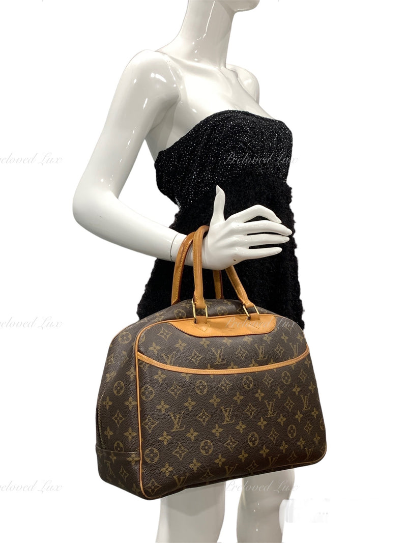 LOUIS VUITTON Monogram Deauville Large Travel Bag