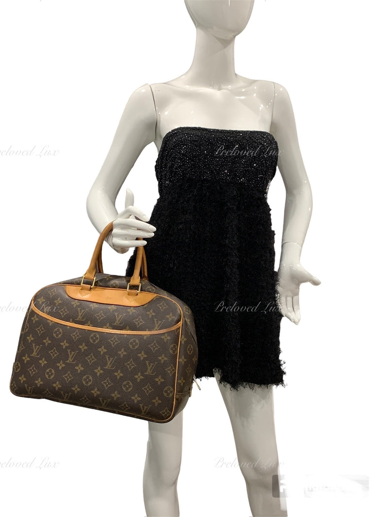 LOUIS VUITTON Monogram Deauville Large Travel Bag