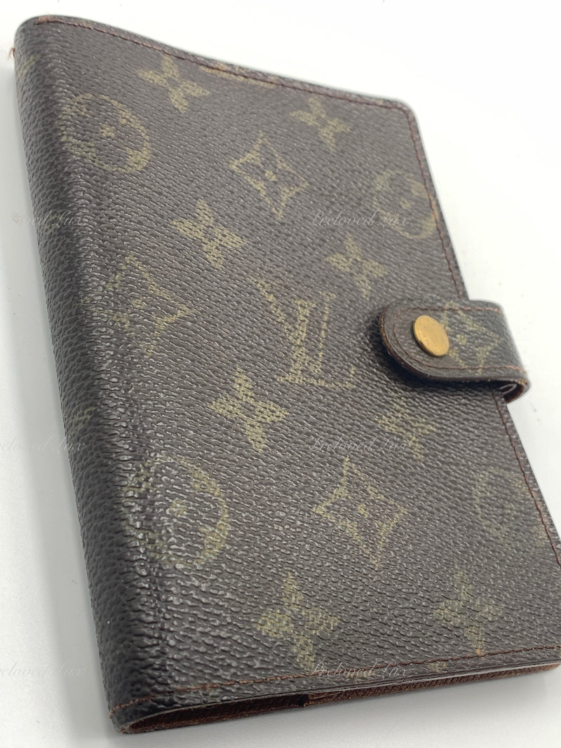 LOUIS VUITTON Monogram Canvas Small Ring Agenda PM