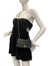 Sold-CHANEL Vintage Lambskin Small Full Flap Bag black/gold hardware