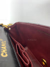 Sold-CHANEL Vintage Lambskin Small Full Flap Bag black/gold hardware