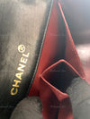 Sold-CHANEL Vintage Lambskin Small Full Flap Bag black/gold hardware