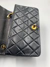 Sold-CHANEL Vintage Lambskin Small Full Flap Bag black/gold hardware