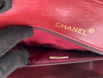 CHANEL Classic Lambskin Double Flap Medium Square Bag Black / Gold Hardware