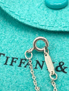 Tiffany 
Co Sterling Silver 925 Bow Pendant Necklace