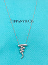 Tiffany 
Co 925 Silver Paloma Picasso Scribble Necklace