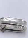 Sold-Tiffany 
Co 925 Silver 1837 Oval Ring Pendant Necklace