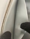 CHANEL Grey Lambskin Mini Rectangular Pearl Crush Flap Bag