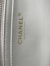 CHANEL Grey Lambskin Mini Rectangular Pearl Crush Flap Bag