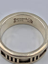 Tiffany 
Co 925 Silver Atlas Medium Ring Size 6