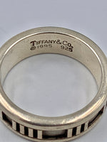 Tiffany 
Co 925 Silver Atlas Medium Ring Size 6