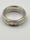 Tiffany 
Co 925 Silver 1837 Medium Ring Size 5.75