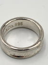 Tiffany 
Co 925 Silver 1837 Medium Ring Size 5.75