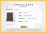 LOUIS VUITTON Damier Ebene Bifold Card Holder Case ID Case