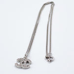 Sold-CHANEL CC Rhinestones Necklace