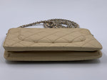 Sold-CHANEL CC Wallet-on-the-chain WOC Caviar Crossbody Bag - Beige