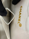 Sold-CHANEL Small Classic Double Flap Bag White with Gold Hardware