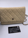 Sold-CHANEL CC Wallet-on-the-chain WOC Caviar Crossbody Bag - Beige