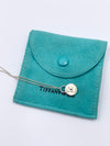 Sold-Tiffany 
Co 925 Silver Pad Lock Necklace