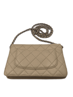 Sold-CHANEL CC Wallet-on-the-chain WOC Caviar Crossbody Bag - Beige