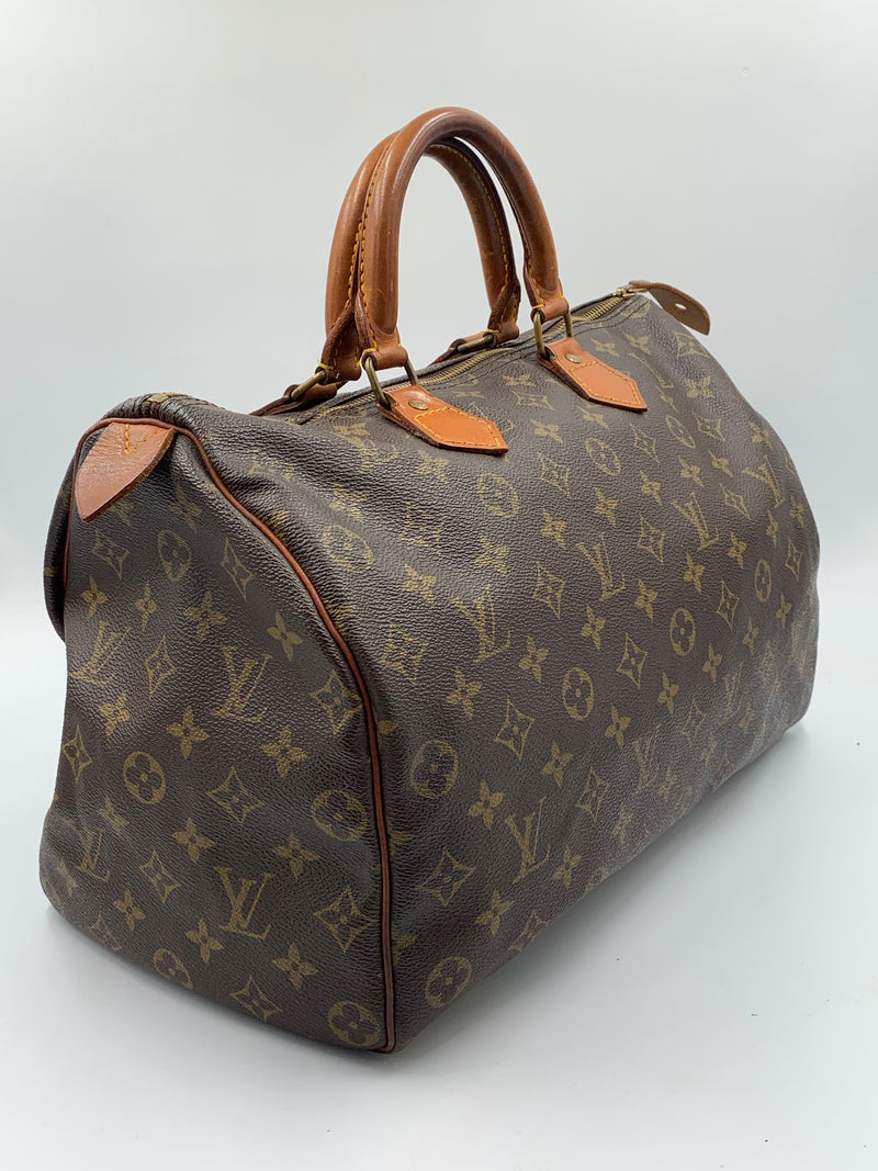 Sold-LOUIS VUITTON Monogram Speedy 35