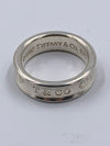 Sold-Tiffany 
Co 925 Silver 1837 Medium Ring Size 9