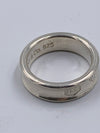 Sold-Tiffany 
Co 925 Silver 1837 Medium Ring Size 9