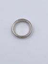 Sold-Tiffany 
Co 925 Silver 1837 Narrow Ring Size 6