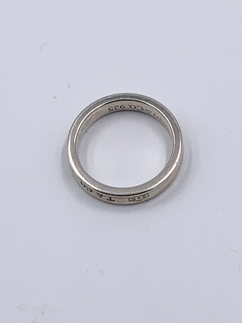 Sold-Tiffany 
Co 925 Silver 1837 Narrow Ring Size 6