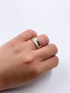 Sold-Tiffany 
Co 925 Silver 1837 Medium Ring Size 6