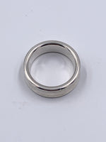 Sold-Tiffany 
Co 925 Silver 1837 Medium Ring Size 8