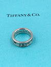 Sold-Tiffany 
Co 925 Silver 1837 Medium Ring Size 5.75