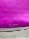 Sold-CHANEL Valentine Flap in Purple Silver Hardware Shoulder Bag