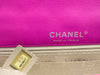 Sold-CHANEL Valentine Flap in Purple Silver Hardware Shoulder Bag