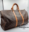 Sold-LOUIS VUITTON Monogram Keepall 50 Travel Bag