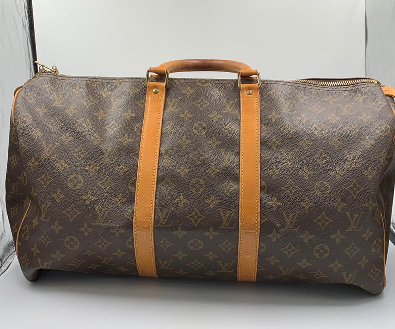 Sold-LOUIS VUITTON Monogram Keepall 50 Travel Bag