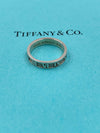 Sold-Tiffany 
Co 925 Silver Atlas Narrow Ring Size 6