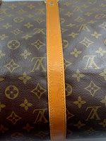 Sold-LOUIS VUITTON Monogram Keepall 50 Travel Bag