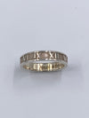 Sold-Tiffany 
Co 925 Silver Atlas Narrow Ring Size 6